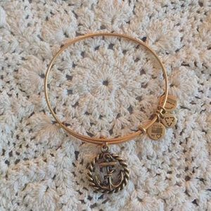 ALEX & ANI Woven Anchor Bracelet